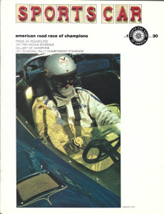 SPORTS CAR 1972 JAN - '71 PRO RACING SCHEDULE, GALLERY OF CHAMPS